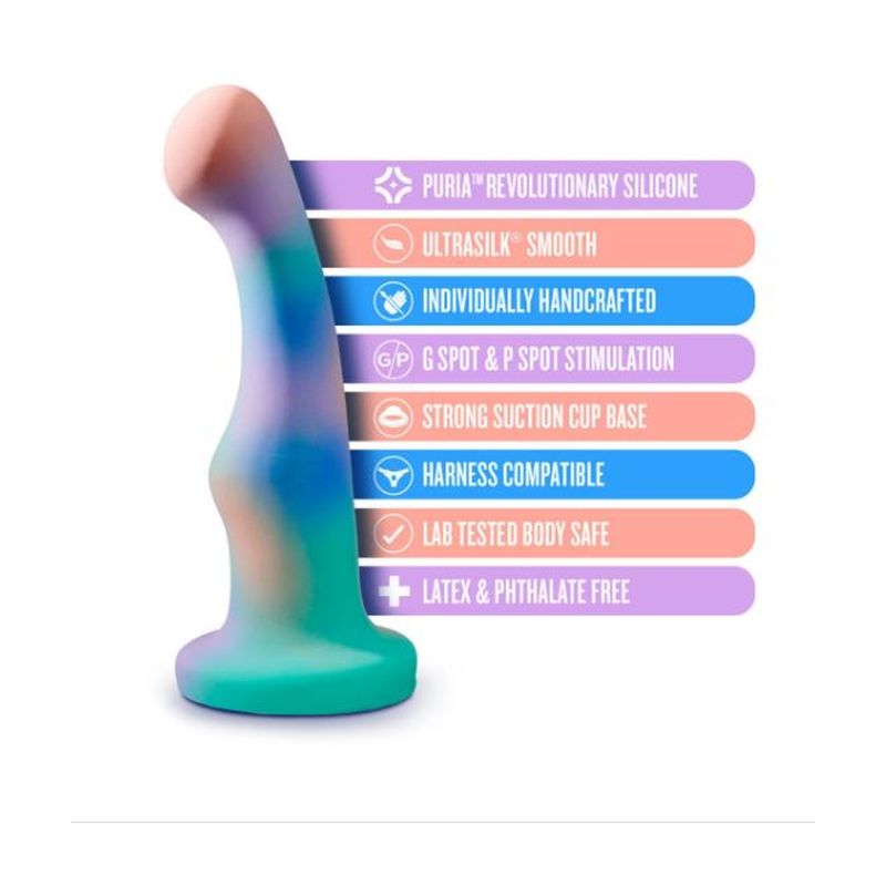Avant - Opal Dreams Silicone Dildo - Aqua - K. P.