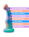 Avant - Opal Dreams Silicone Dildo - Aqua - K. P.