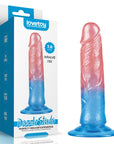 Dazzle Studs - Dildo 7" - Pink/Blue - K. P.