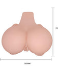 Vagina And Anal Masturbator - All Fours - Flesh - K. P.