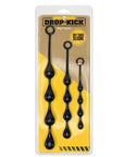 Drop-Kick - Silicone Beginner Ass Training Kit 3 Piece - Black - K. P.