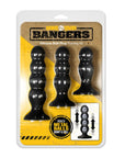 Bangers Silicone Ass Training Kit 3 Pieces - Black - K. P.