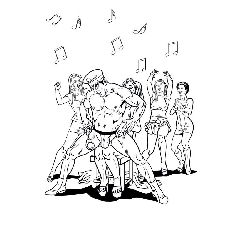 Bachelorette Party Colouring Book - K. P.