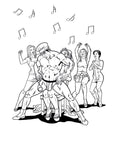 Bachelorette Party Colouring Book - K. P.