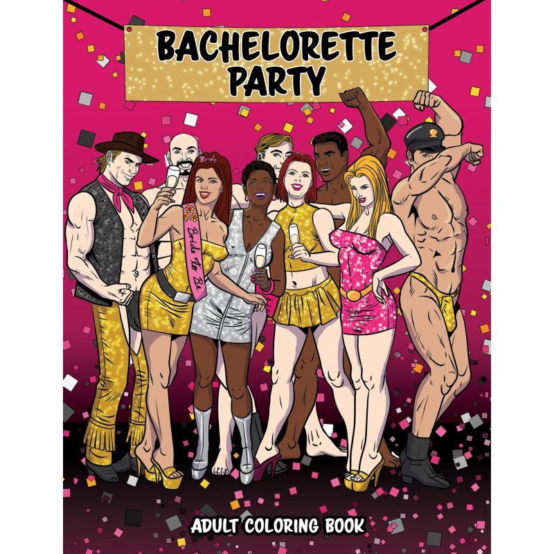 Bachelorette Party Colouring Book - K. P.