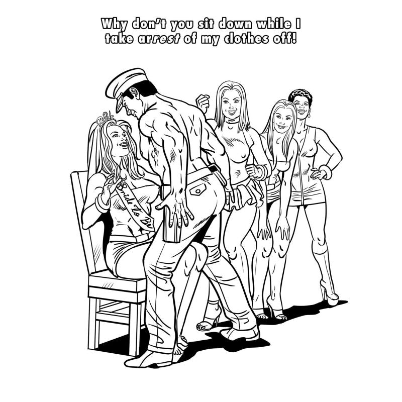 Bachelorette Party Colouring Book - K. P.
