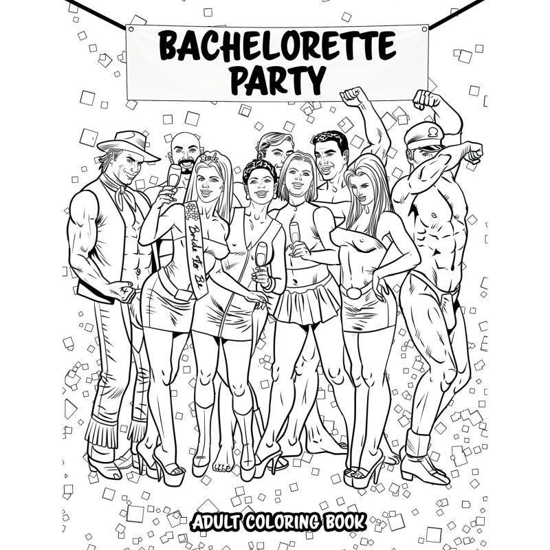 Bachelorette Party Colouring Book - K. P.