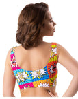 Comics Curios Crop Top - Multi Coloured - K. P.