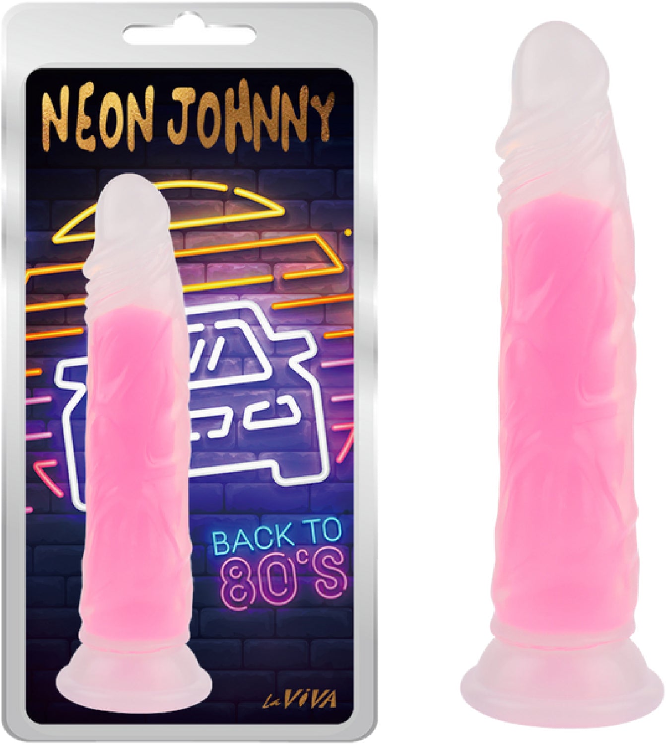 LaViva - Neon Johnny 8.4" Dildo - Multiple Colours - K. P.