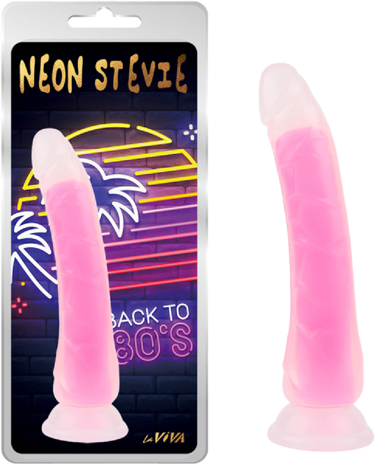 LaViva - Neon Stevie 8.4" Dildo - Multiple Colours - K. P.