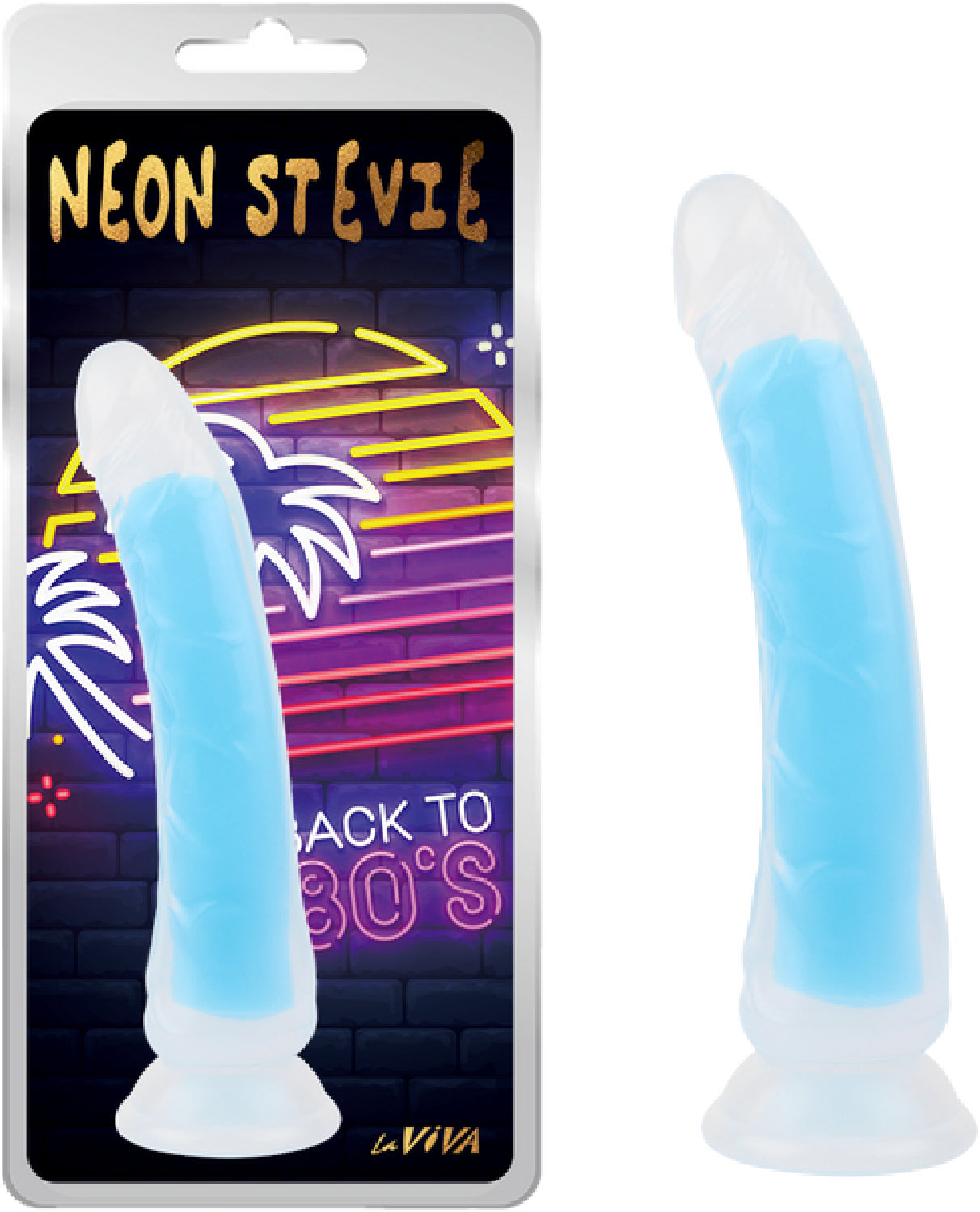 LaViva - Neon Stevie 8.4" Dildo - Multiple Colours - K. P.