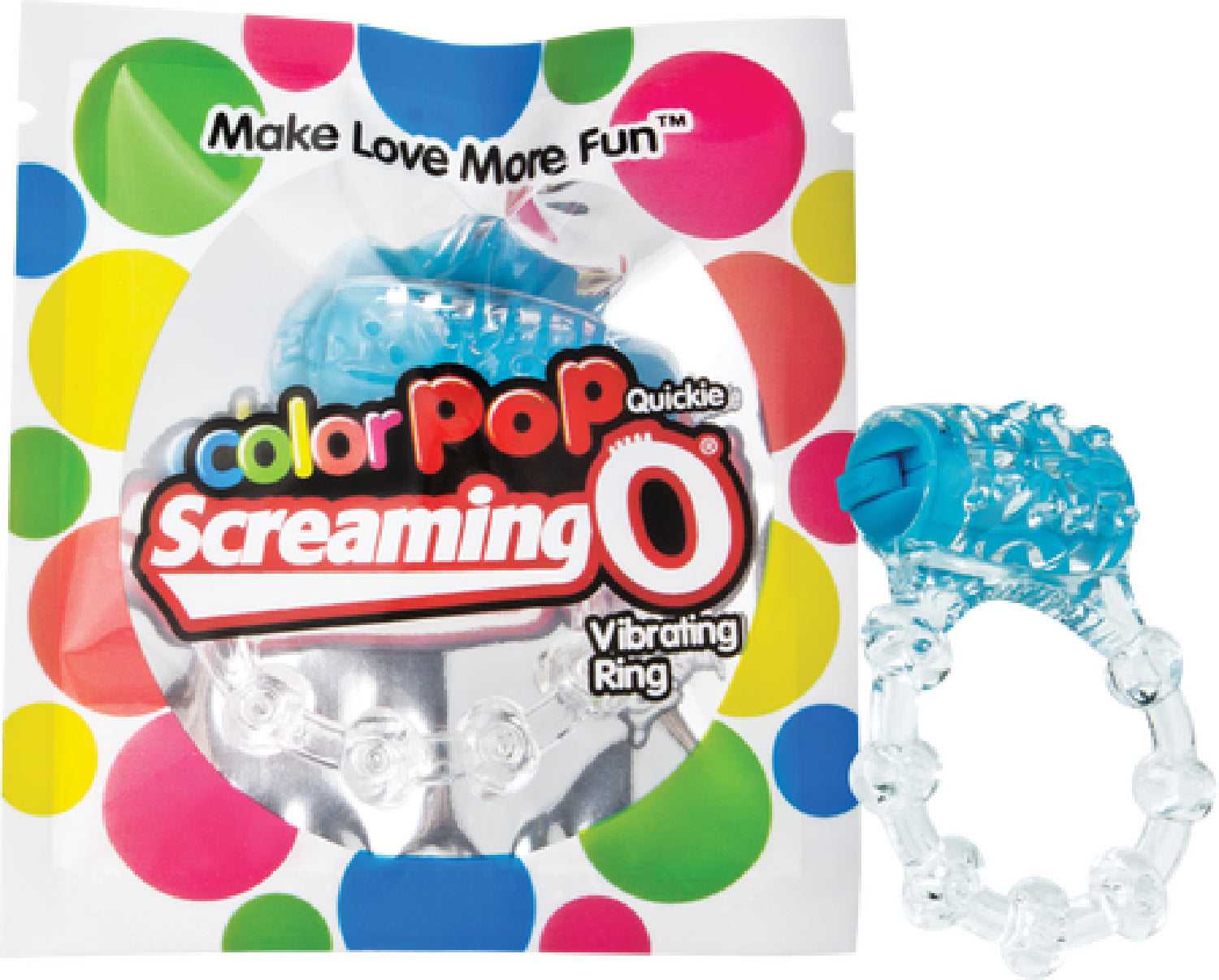 ColorPoP Quickie Vibrating Ring - Blue - K. P.