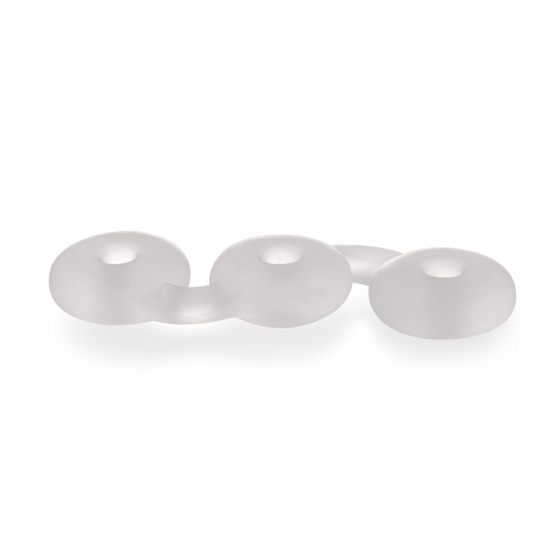 Triple Stack Cock Ring - Clear - K. P.