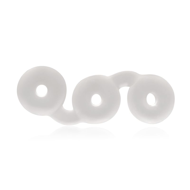 Triple Stack Cock Ring - Clear - K. P.