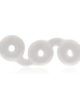 Triple Stack Cock Ring - Clear - K. P.