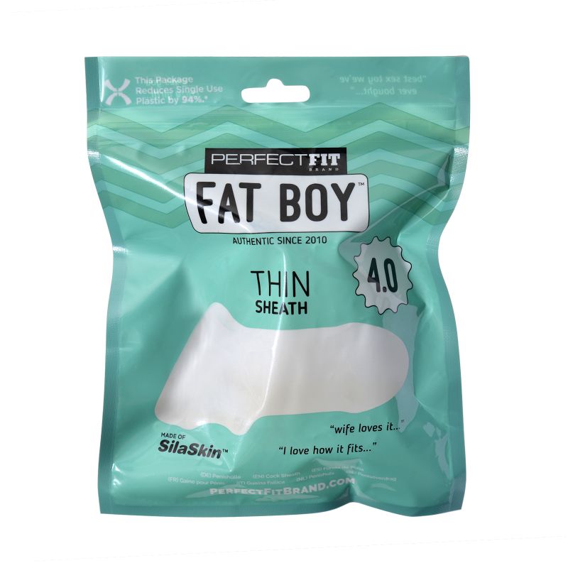 Fat Boy - 4.0 Cock Sleeve - Clear - K. P.