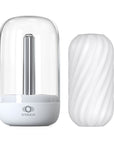 Masturbator Sleeve with UV Sterilization and Heating Unit - DECOR 2 - Clear - K. P.