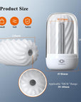Masturbator Sleeve with UV Sterilization and Heating Unit - DECOR 2 - Clear - K. P.