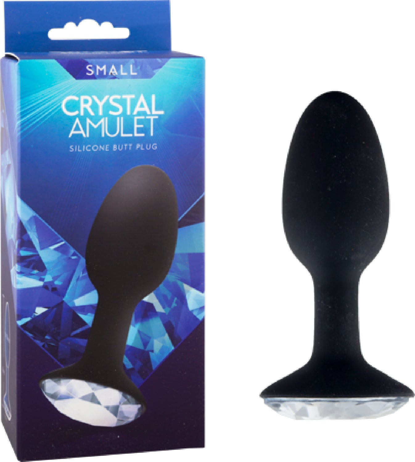 Crystal Amulet Silicone Butt Plug - Small - K. P.