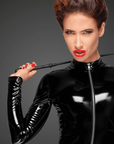 PVC Overall With 3 Way Zipper - Black - K. P.