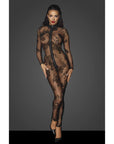 Long Tulle Overall with 3 Way Zipper - Black - K. P.