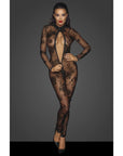 Long Tulle Overall with 3 Way Zipper - Black - K. P.