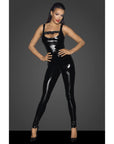 PVC Overall with 2 Way Zipper - Black - K. P.