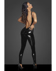 PVC Overall with 2 Way Zipper - Black - K. P.