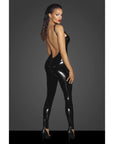 PVC Overall with 2 Way Zipper - Black - K. P.