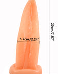 Tongue Shape Anal Plug - Flesh - K. P.