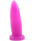Tongue Shape Anal Plug - Purple - K. P.