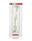 Glass Romance - 3 Dildo 7.5" - Clear - K. P.