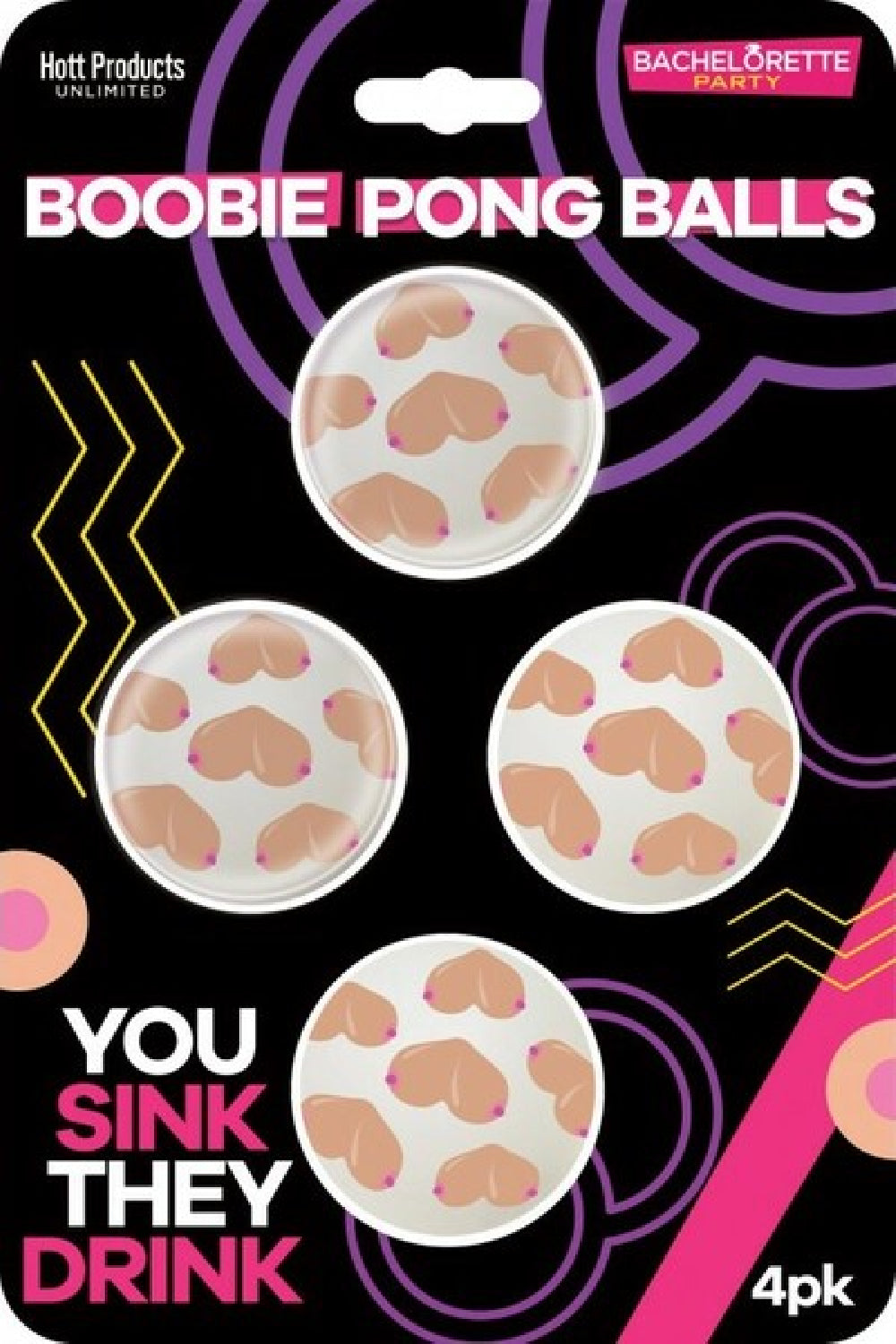 Boobie Beer Pong Balls - K. P.