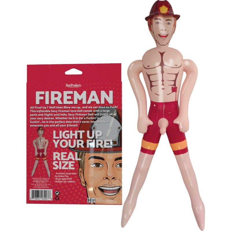 Fireman Inflatable Doll - K. P.