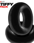 Hunkyjunk - Stiffy 2 Piece Bulge Cockrings - Tar Ice - K. P.