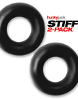 Hunkyjunk - Stiffy 2 Piece Bulge Cockrings - Tar Ice - K. P.