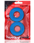 Hunkyjunk - Stiffy 2 Piece Bulge Cockrings - Teal Ice - K. P.