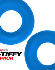 Hunkyjunk - Stiffy 2 Piece Bulge Cockrings - Teal Ice - K. P.