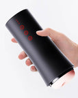 Inscup USB Heating Masturbator - Black - K. P.