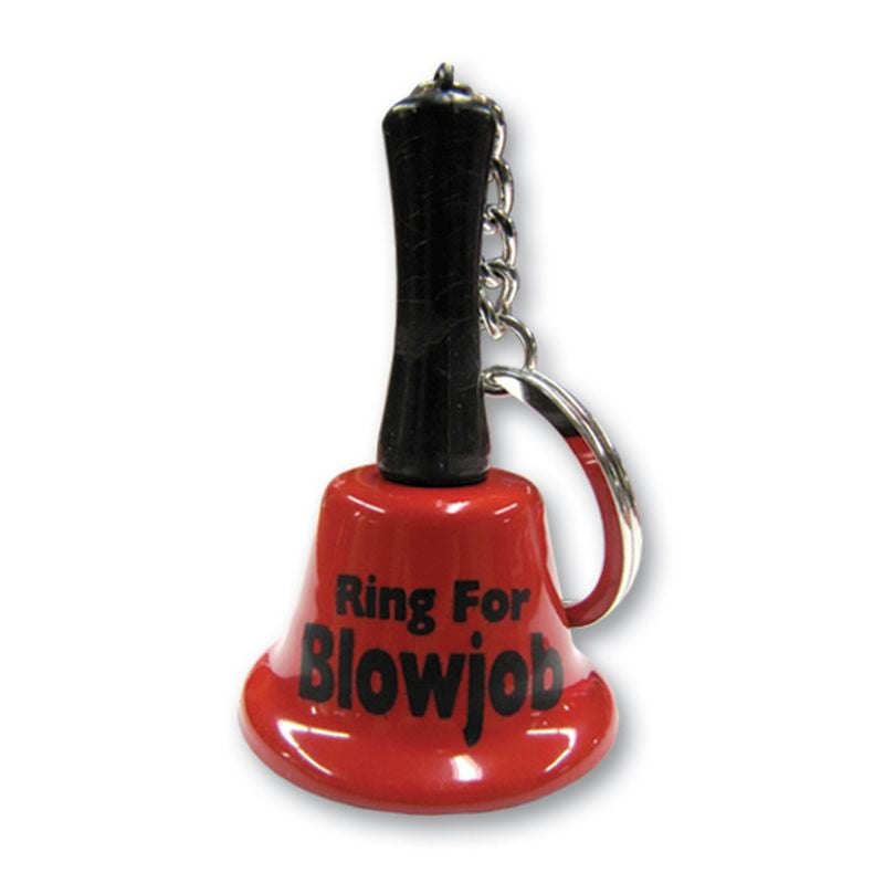 Ring For Blow Job Mini Bell Keychain - K. P.