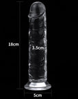 Dildo - Flawless 7" - Clear - K. P.
