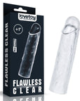 Penis Extender Sleeve Plus 1 Inch - Clear - K. P.