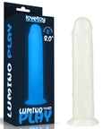 Lumino Play - Dildo 8 Inch - Glow in the Dark Blue - K. P.