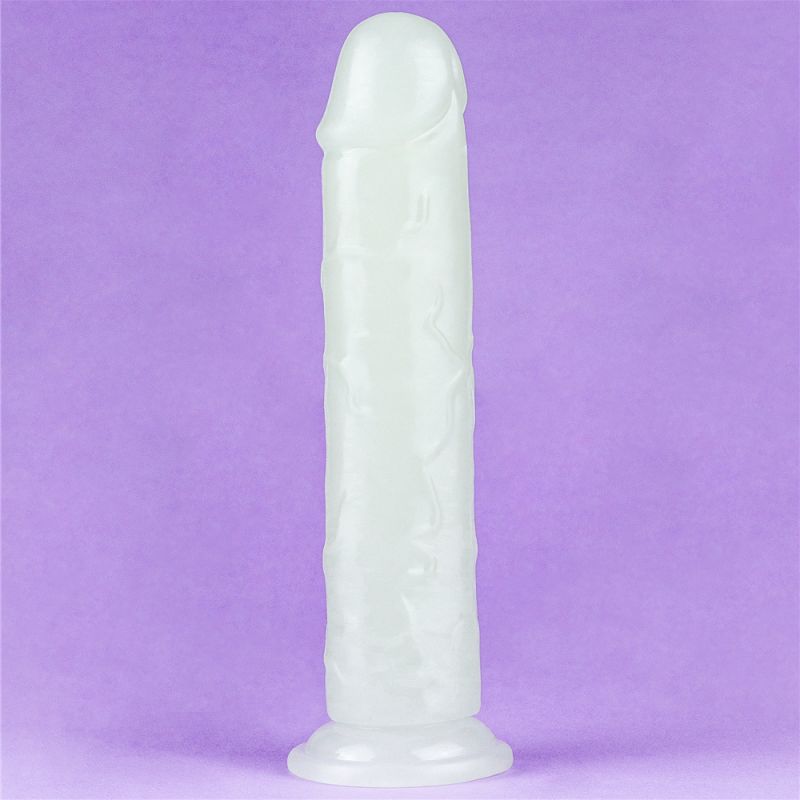 Lumino Play - Dildo 8 Inch - Glow in the Dark Blue - K. P.