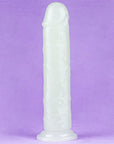 Lumino Play - Dildo 8 Inch - Glow in the Dark Blue - K. P.