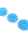Lumino Play Penis Rings 3 Pieces - Blue - K. P.