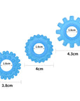 Lumino Play Penis Rings 3 Pieces - Blue - K. P.