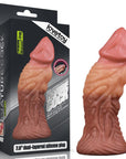 Nature Cock - Dual Layered Platinum Silicone Plug 7" - Flesh - K. P.