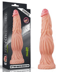 Nature Cock - Dual Layered Platinum Silicone Dildo 9.5" - Flesh - K. P.