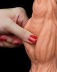 Nature Cock - Dual Layered Platinum Silicone Dildo 9.5" - Flesh - K. P.